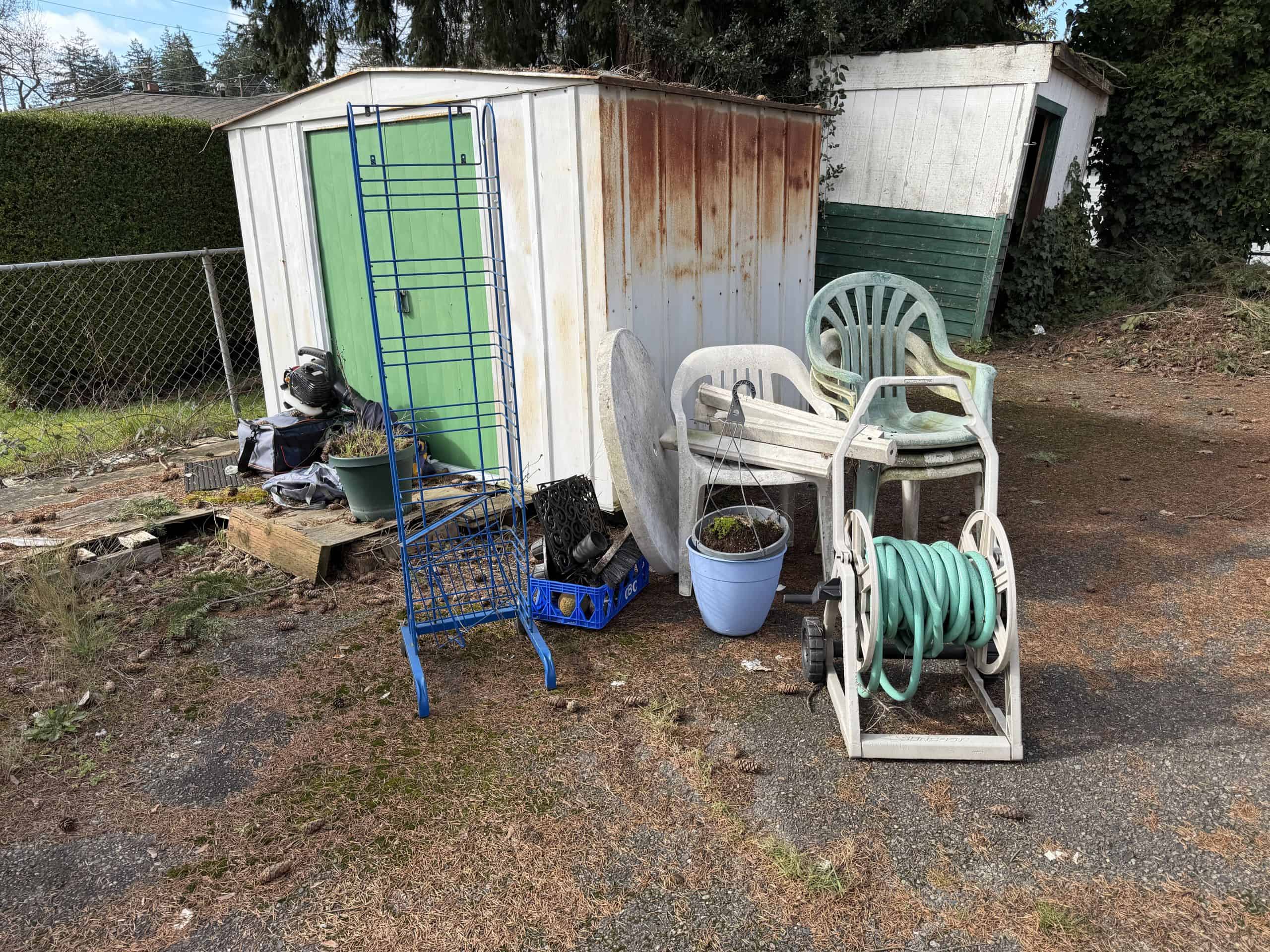 junk removal Tacoma shed cleanup before