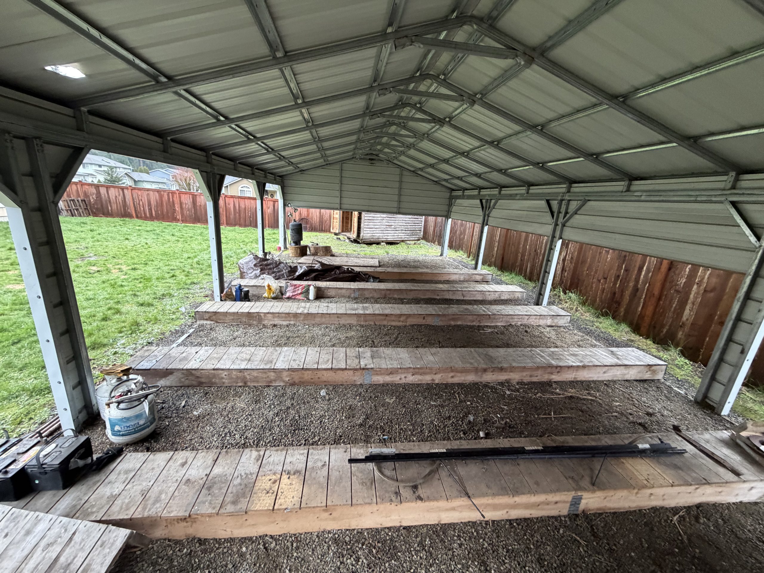 property cleanout Tacoma backyard cleared after cleanup