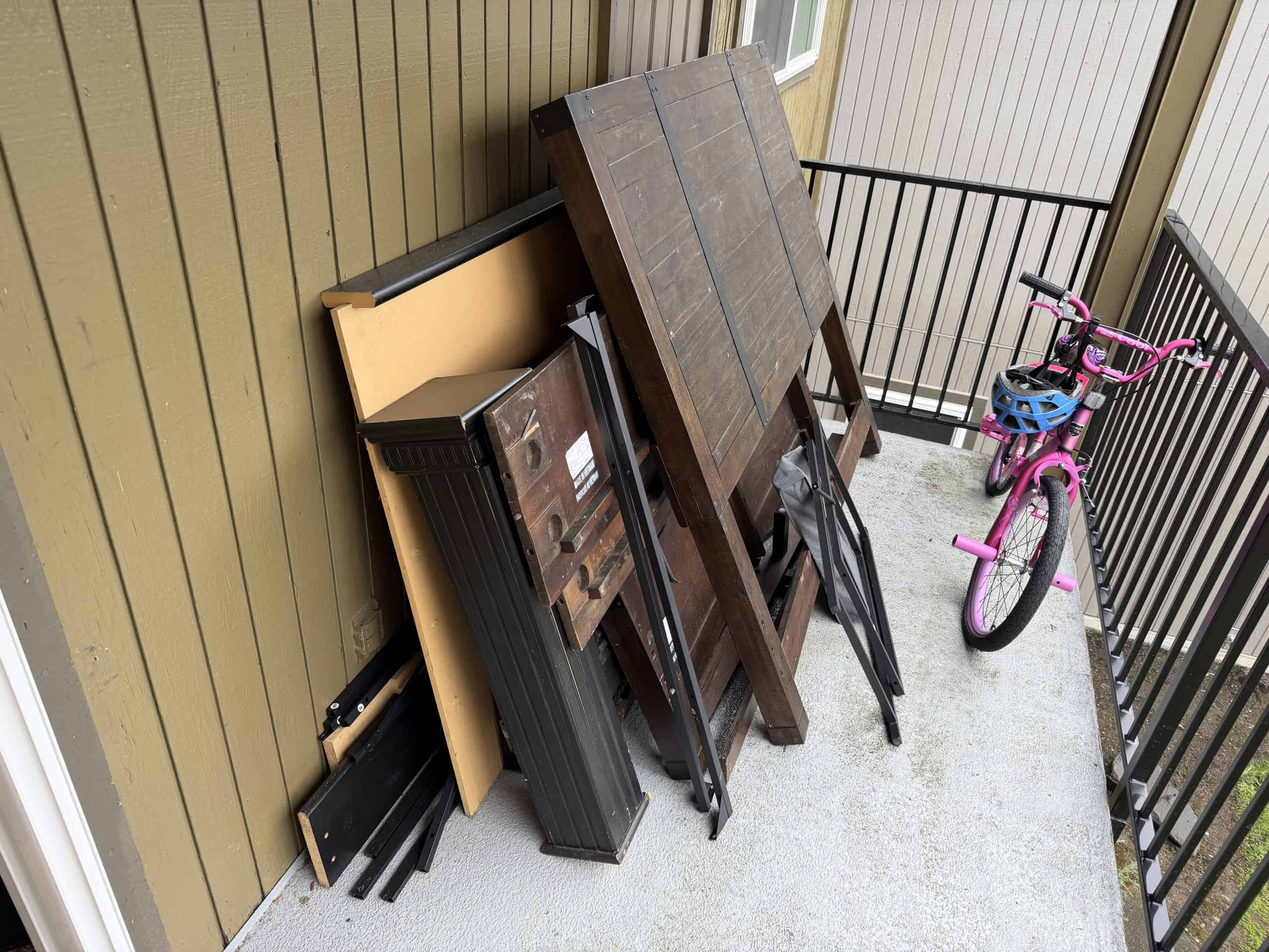 furniture removal Tacoma deck furniture before removal
